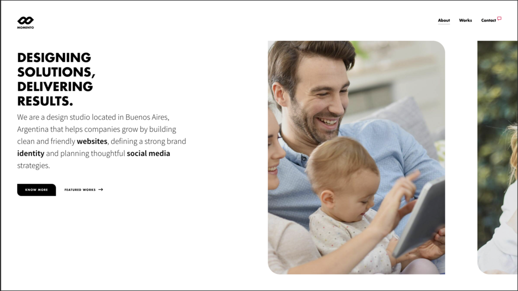 Web Design - Horizontal Scroll