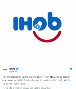 IHOP's Rebranding Announcement 